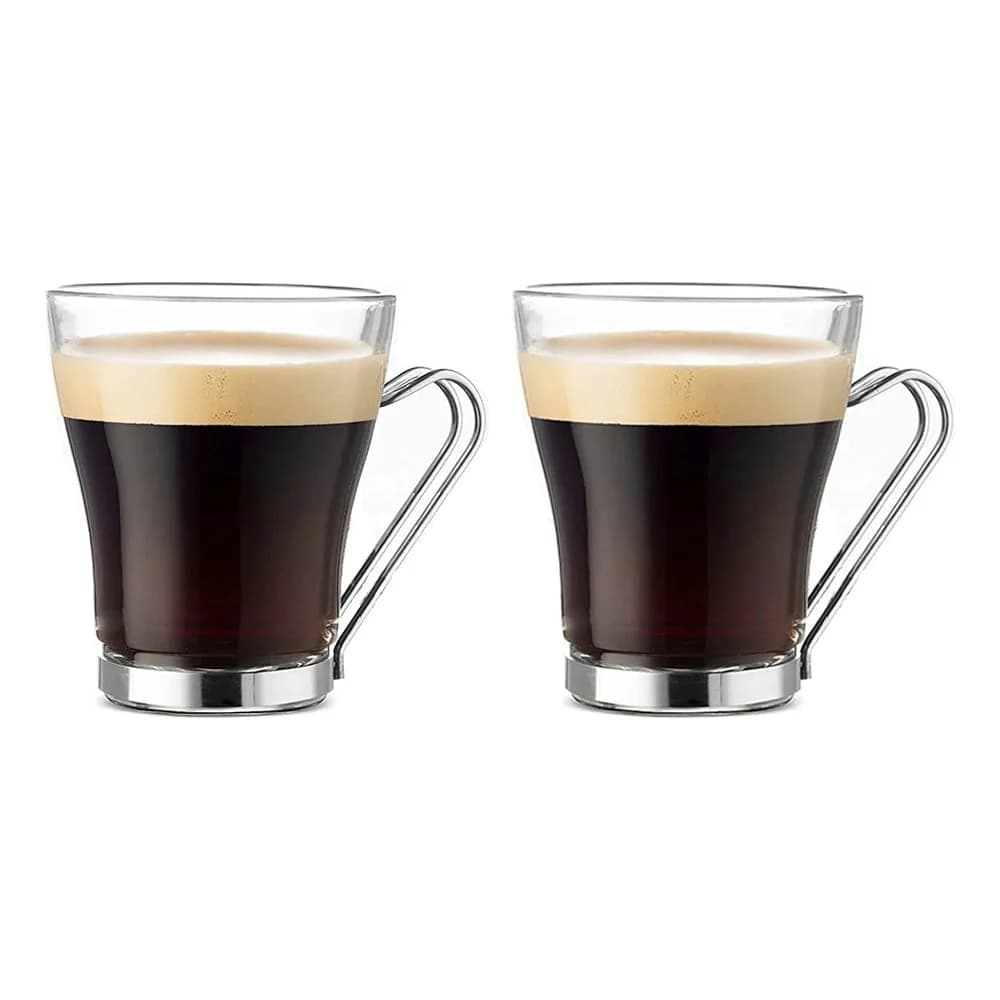 Taza De Vidrio Cafe Te Mug 255 Ml X 2 Unidades Pasabahce — imagen 1 de 6