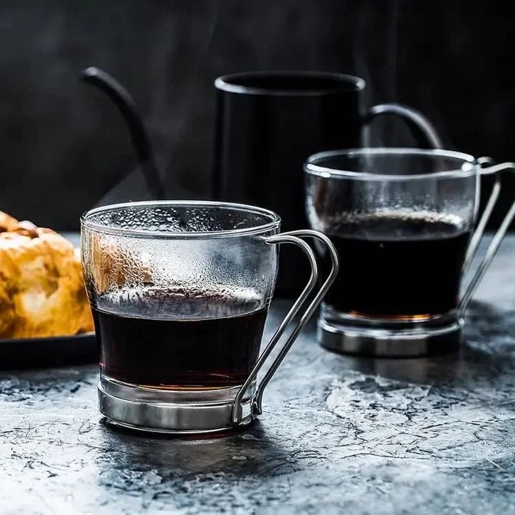 Taza De Vidrio Cafe Te Mug 255 Ml X 2 Unidades Pasabahce — miniatura 4