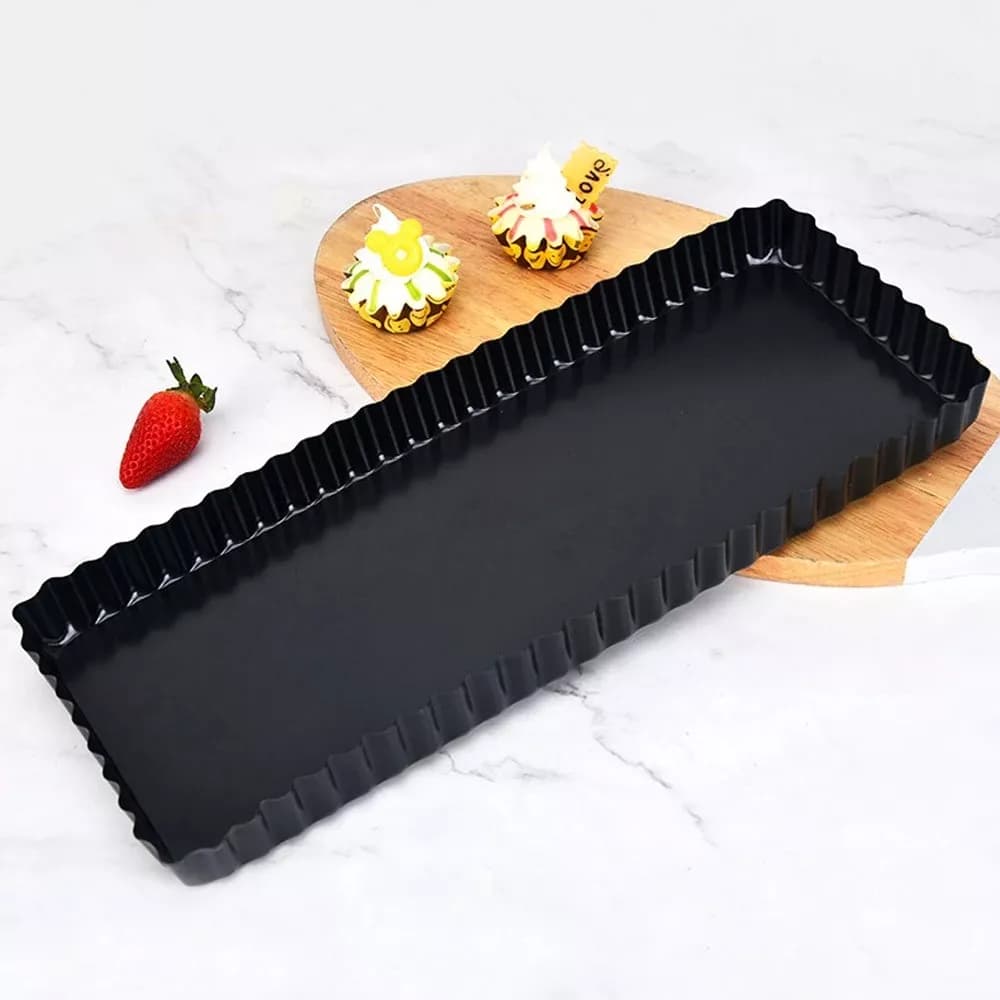 Tartera Rectangular Desmontable 35 X 11 Cm Antiadherente — miniatura 3