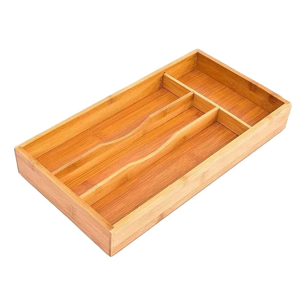 Cubiertera Organizador De Cubiertos Bambu 34 X 25 Cm — imagen 1 de 4
