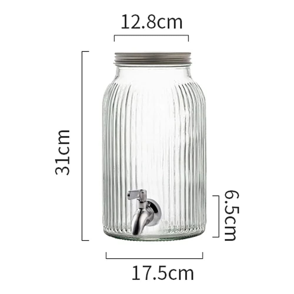 Frasco Dispensador De Bebidas Con Canilla Y Soporte 5 Lts — imagen 3 de 3