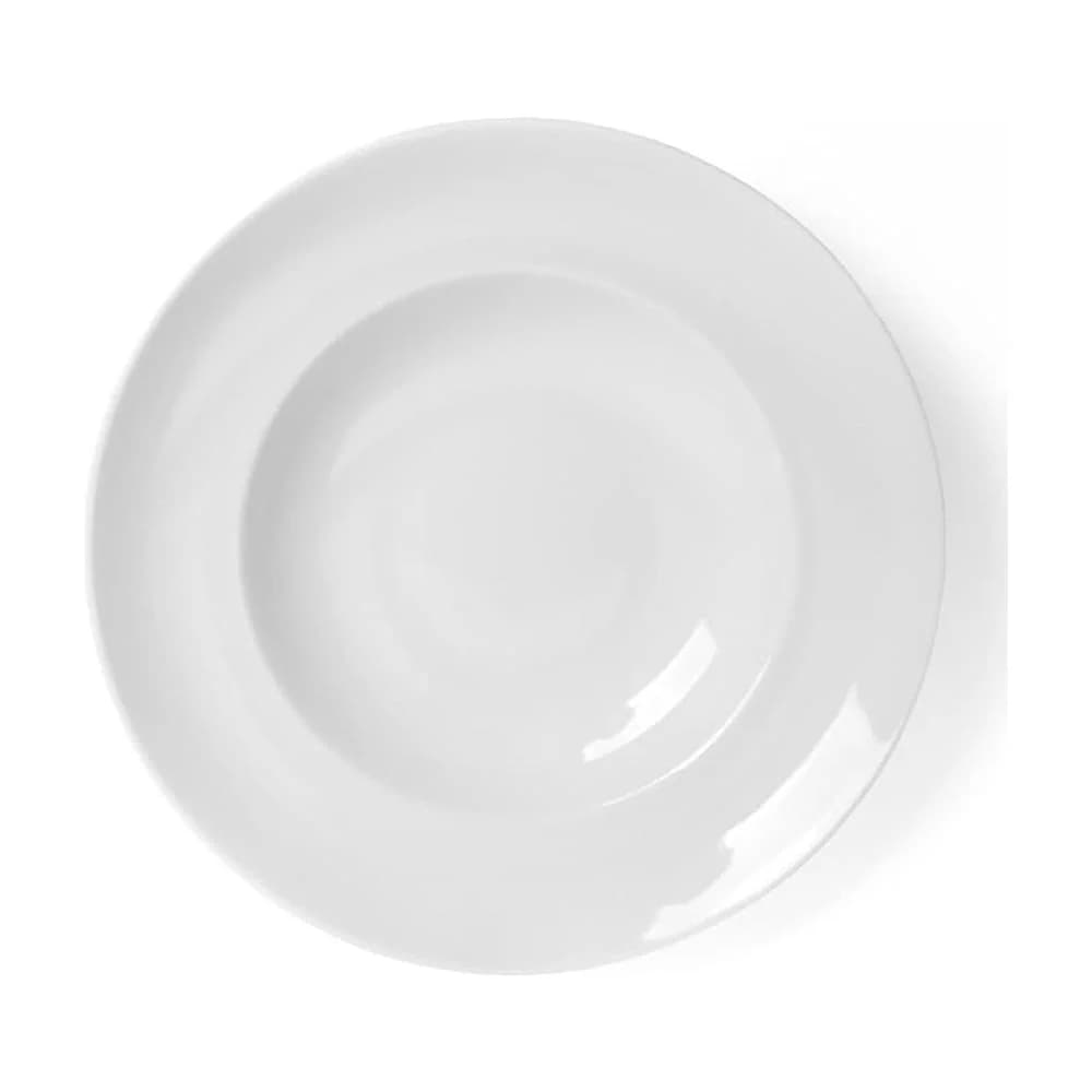 Plato Hondo De Cerámica Blanco Loza 23,5 Cm X 6 Uni — miniatura 2