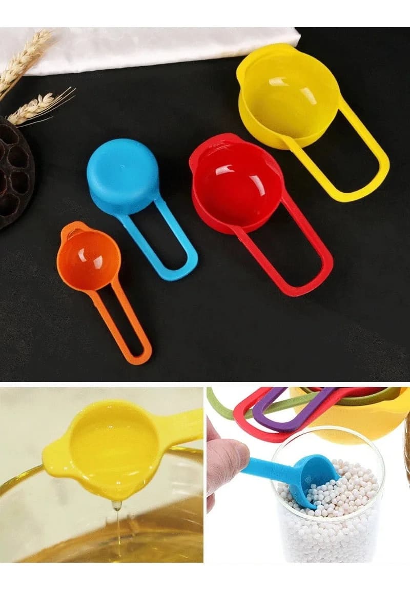 Set De Cuchara Y Taza Medidora 6 Piezas Repostería Cocina — miniatura 5