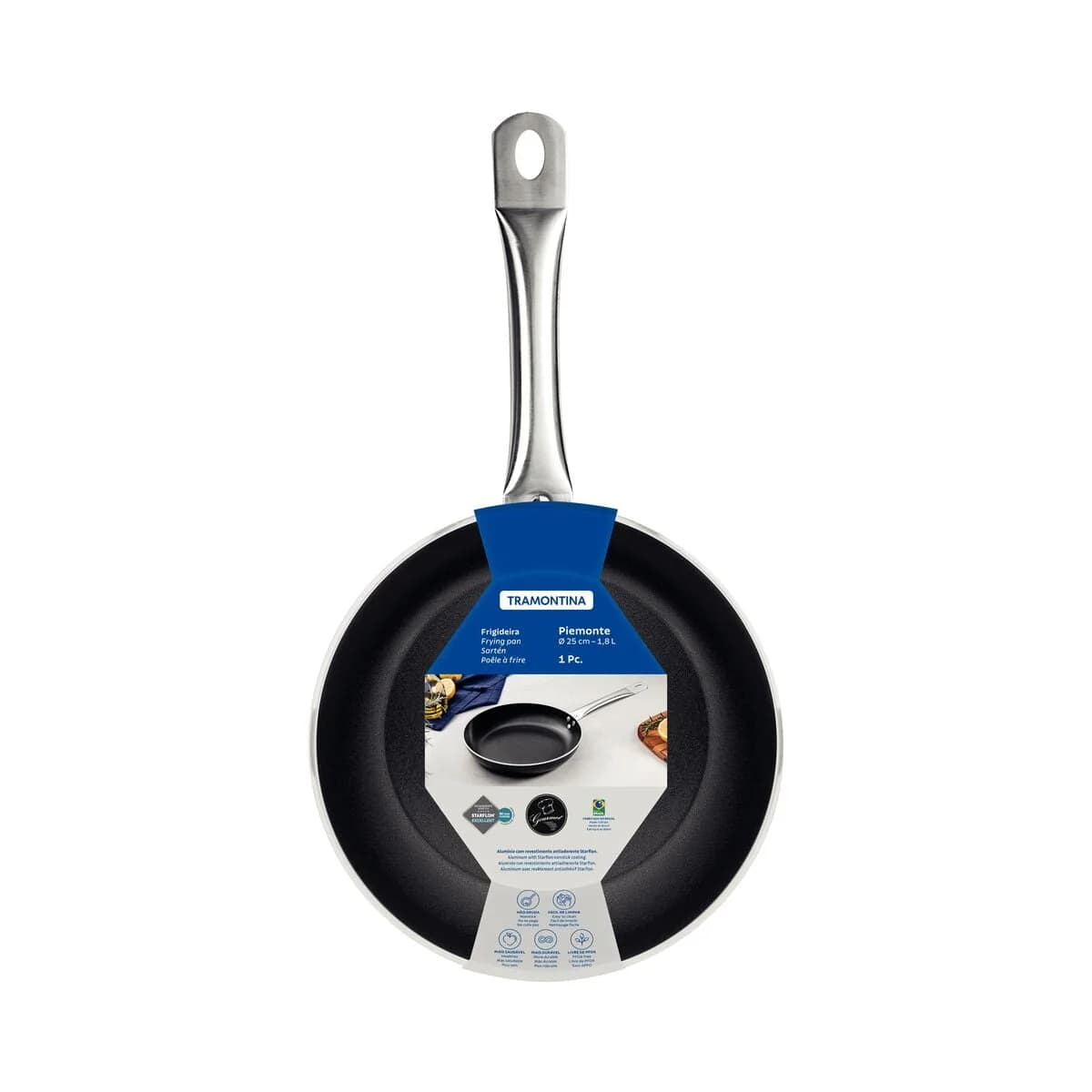 Sarten De Aluminio Tramontina Antiadherente 20 Cm Piamonte — miniatura 2