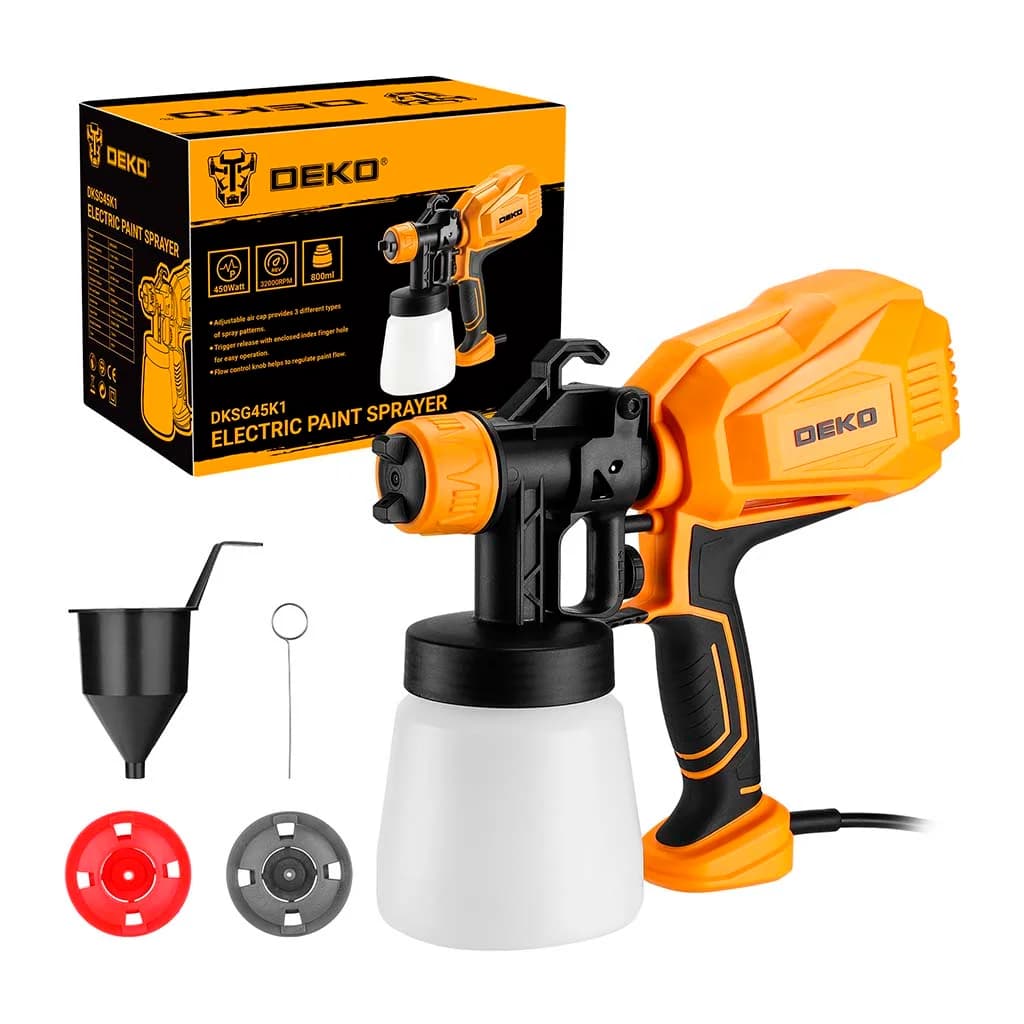 Pistola De Pintar 800ml 450w Dksg45k1-dksg45x1 Deko — miniatura 3
