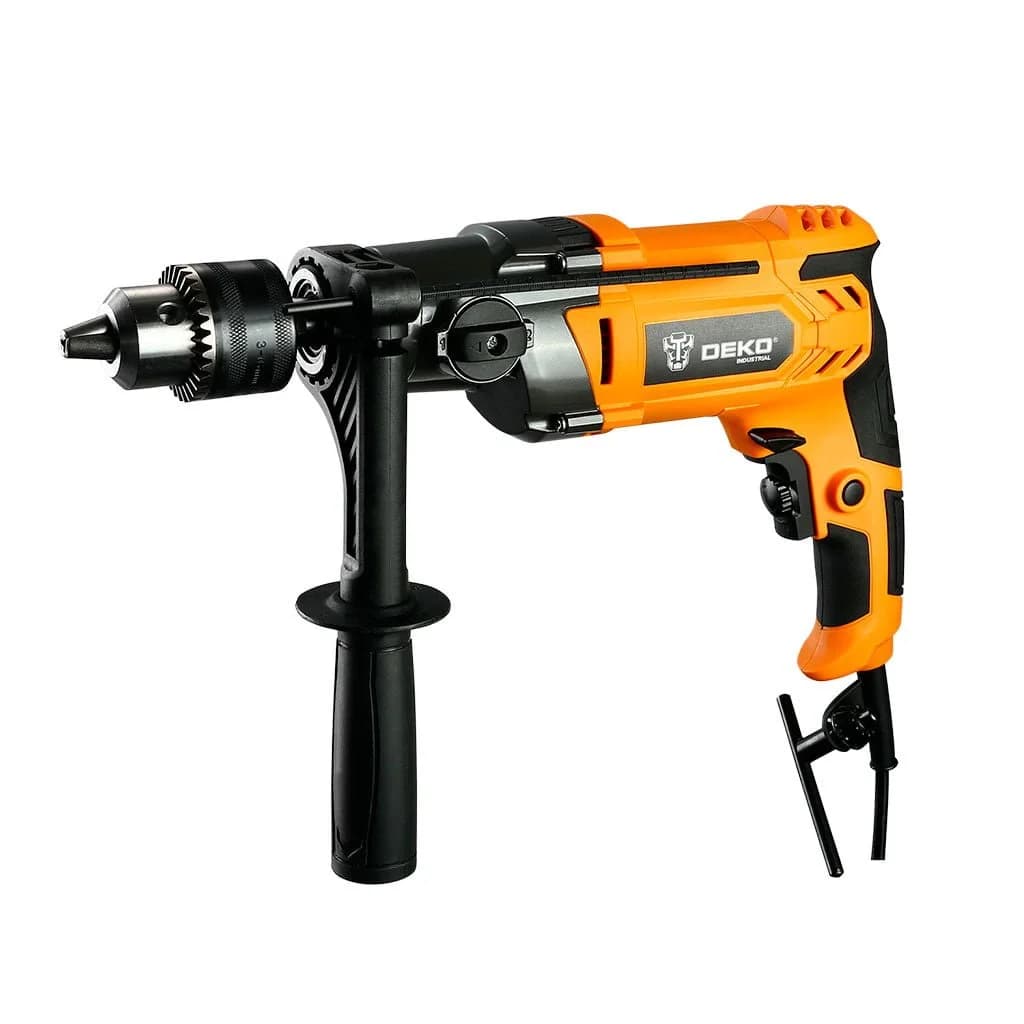 Taladro Con Percutor 16mm 1100w Deko Dkid16g120 Amarillo — imagen 1 de 5