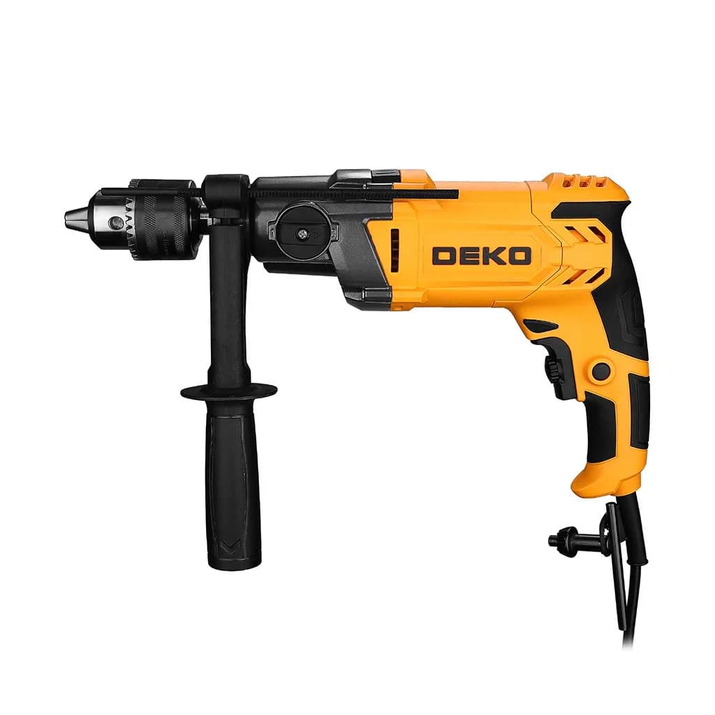 Taladro Con Percutor 16mm 1100w Deko Dkid16g120 Amarillo — miniatura 2