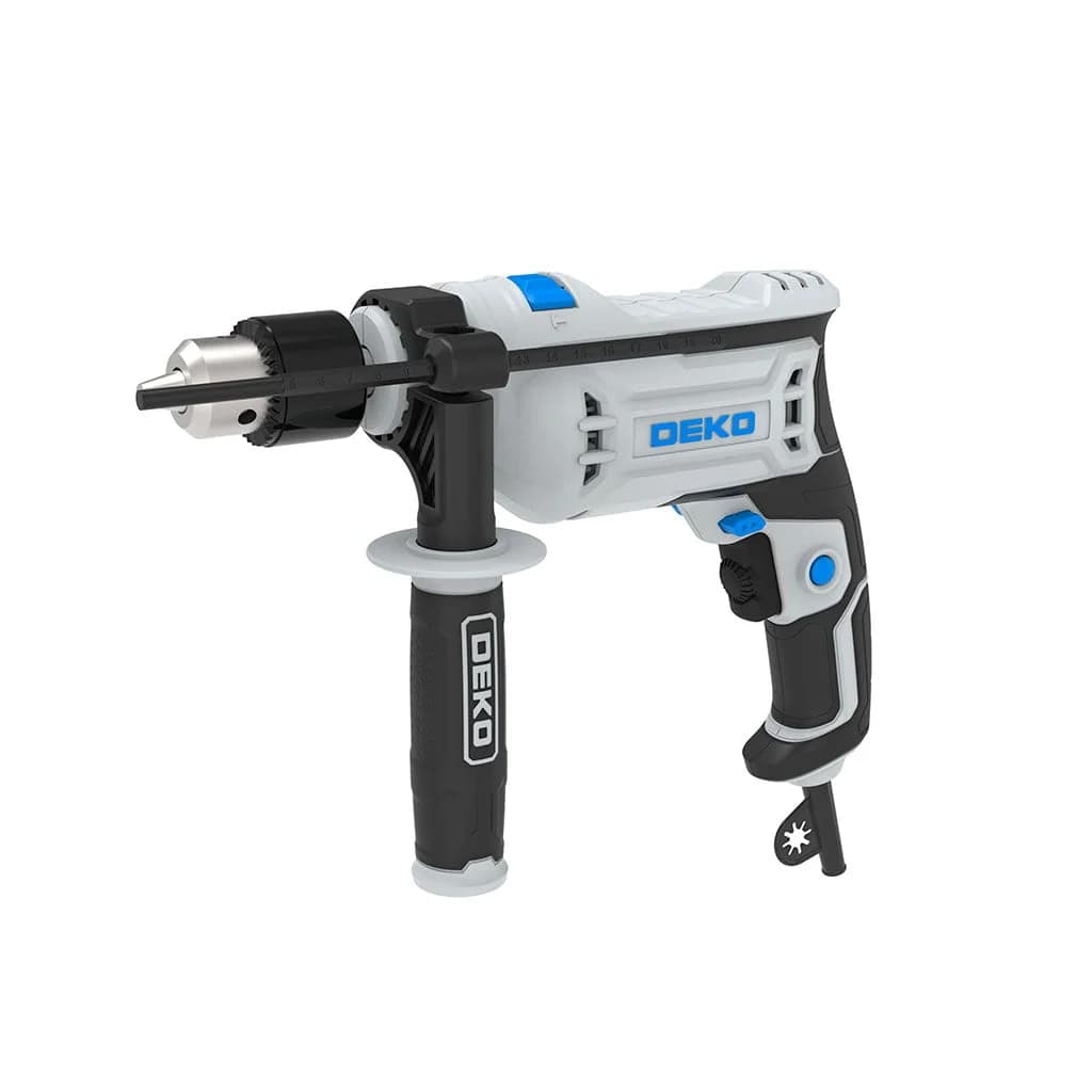 Taladro Con Percutor Deko Dkid13xp71 13mm 710w Color Gris — imagen 1 de 2