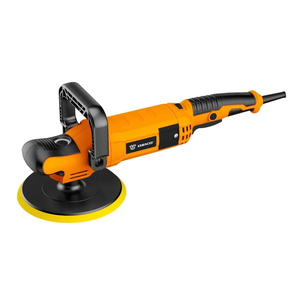 Pulidora Electrica 7 180mm Deko Dkpo18g120 1200w Amarillo — imagen 1 de 3