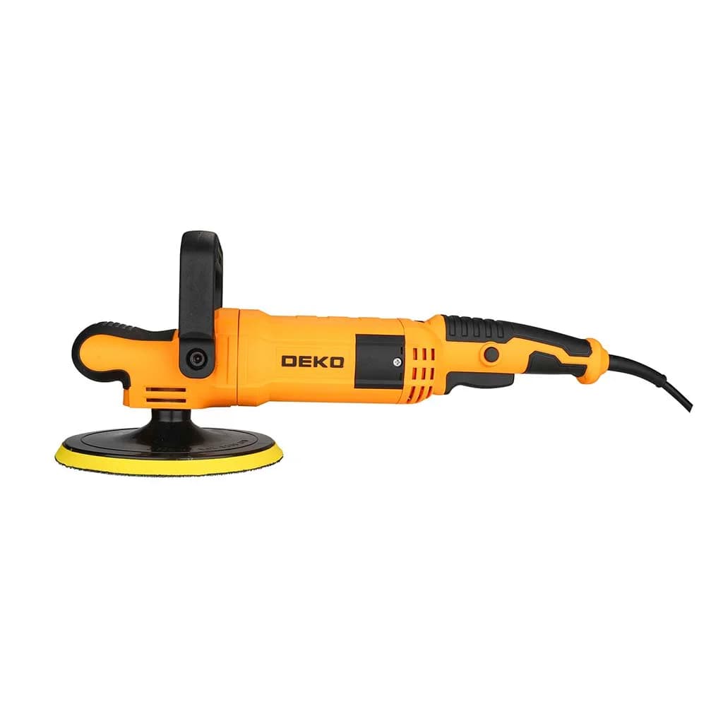 Pulidora Electrica 7 180mm Deko Dkpo18g120 1200w Amarillo — miniatura 2