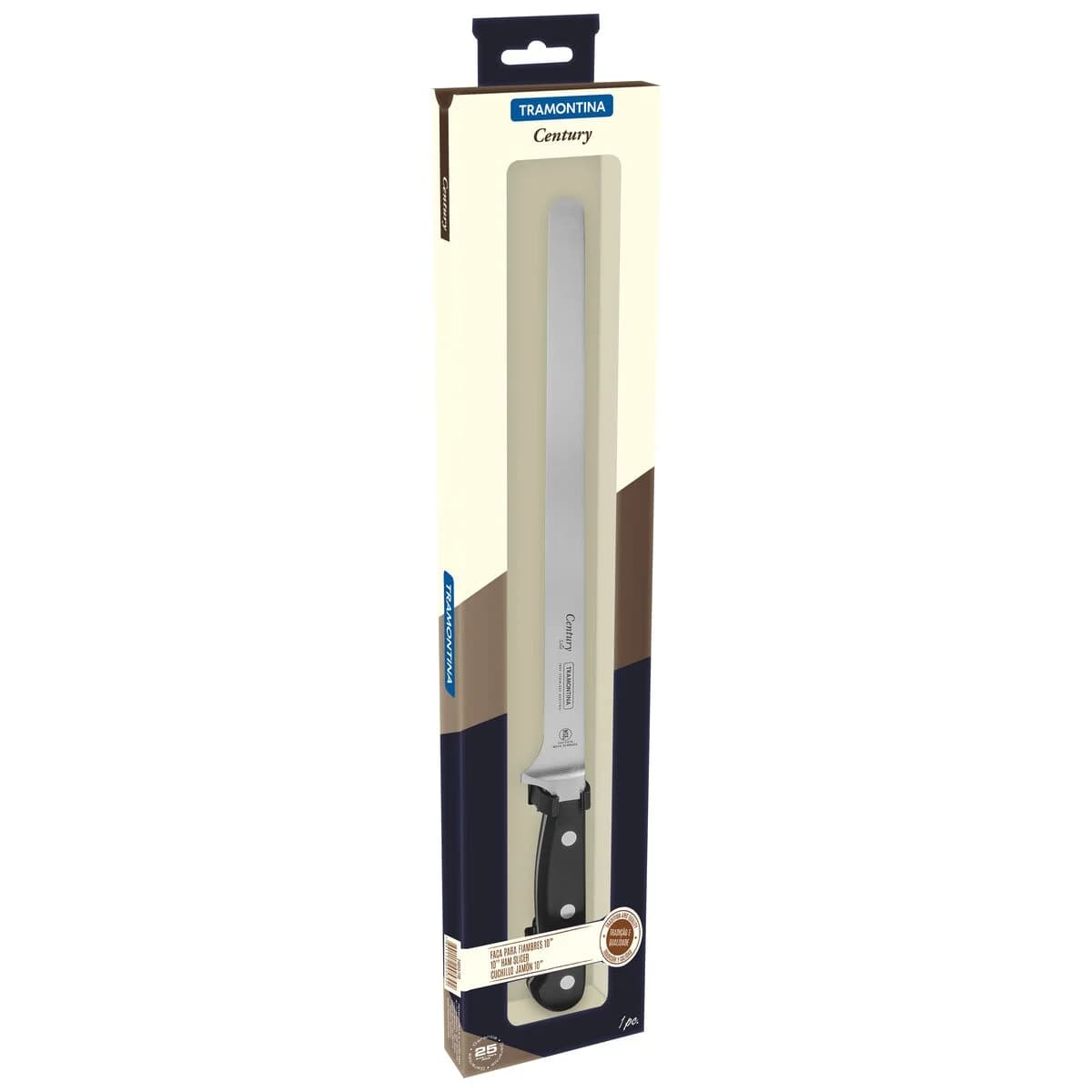 Cuchilla De Jamon Tramontina 10'' Acero Inoxidable Century — miniatura 2