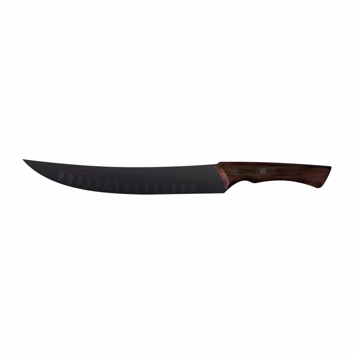 Cuchillo para carne Tramontina Churrasco Black de acero inoxidable oscurecido 10 pulgadas