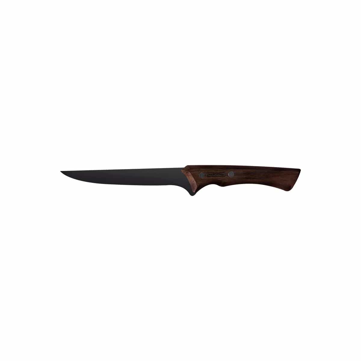 Cuchillo para deshuesar Tramontina Churrasco Black de acero inoxidable oscurecido 6 pulgadas