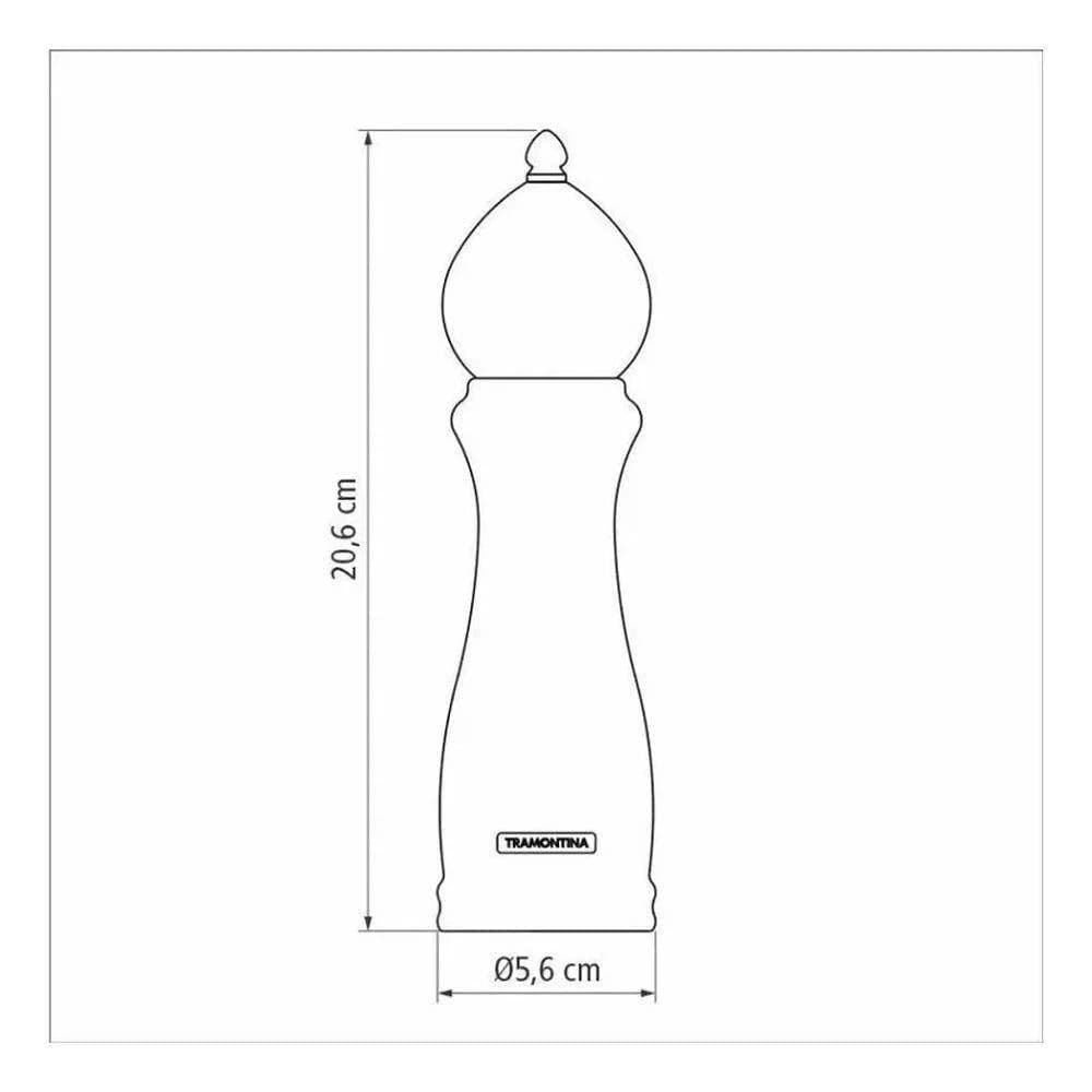 Molinillo Tramontina Churrasco Black Sal Pimienta 8 20 Cm — miniatura 2