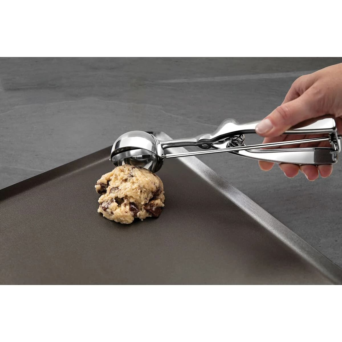 Cuchara De Helado Extractor Tramontina Acero Inox Marffim — miniatura 5