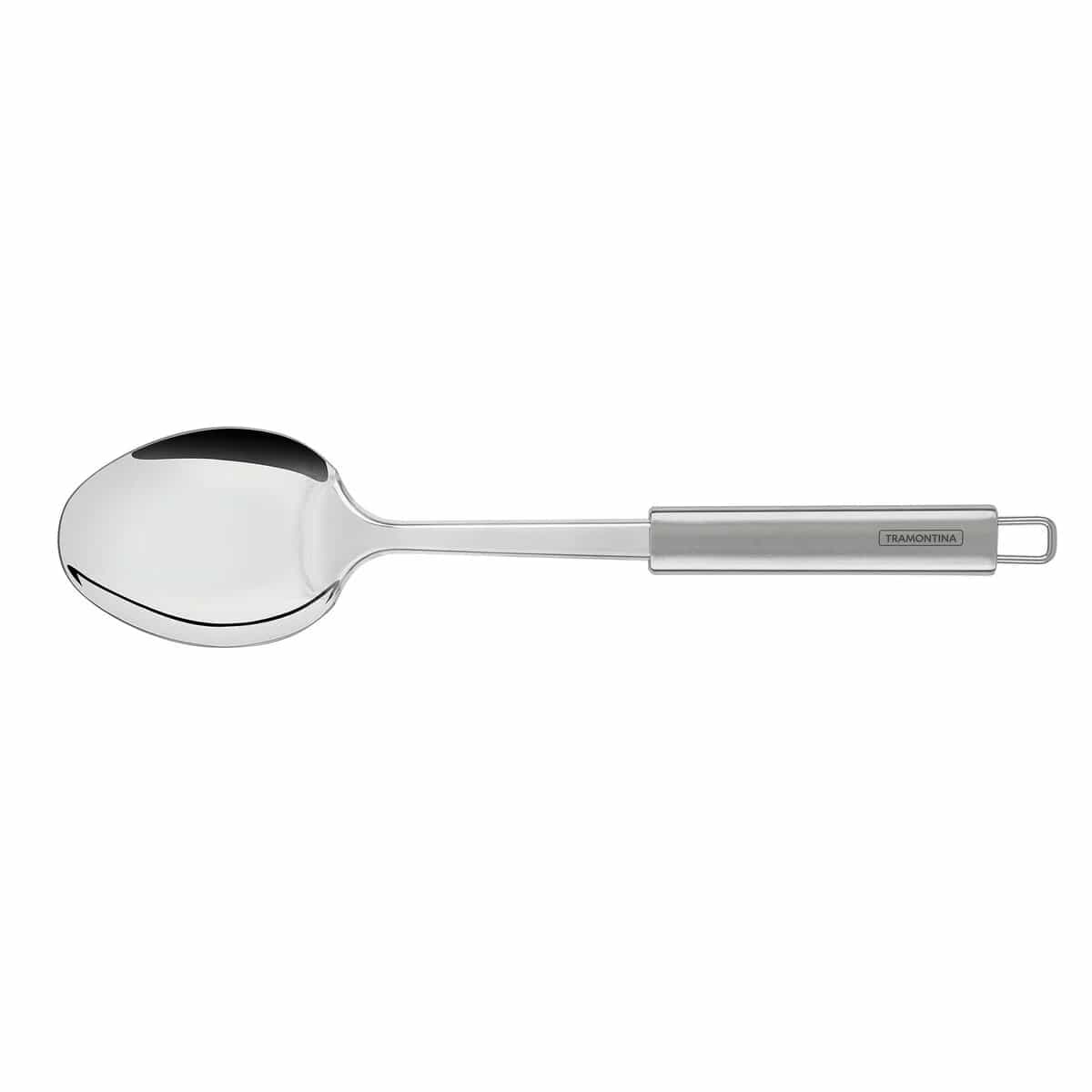 Cuchara para arroz Tramontina Marffim de acero inoxidable 32.6 cm