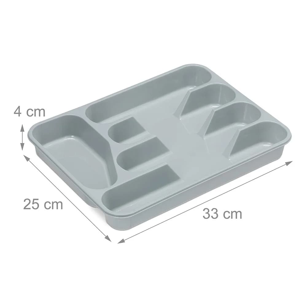 Cubiertera Organizador De Cubiertos Para Cajon 5 Divisiones — miniatura 4