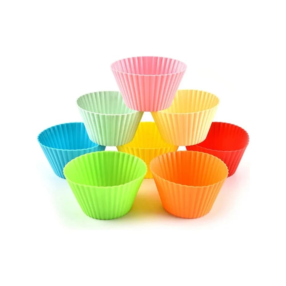 Pirotines De Silicona Para Muffins Repostería X 6 Uni — imagen 1 de 3