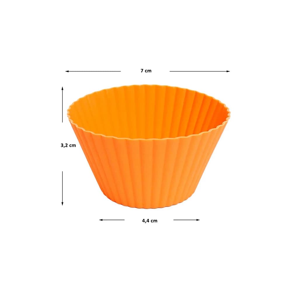 Pirotines De Silicona Para Muffins Repostería X 6 Uni — imagen 2 de 3