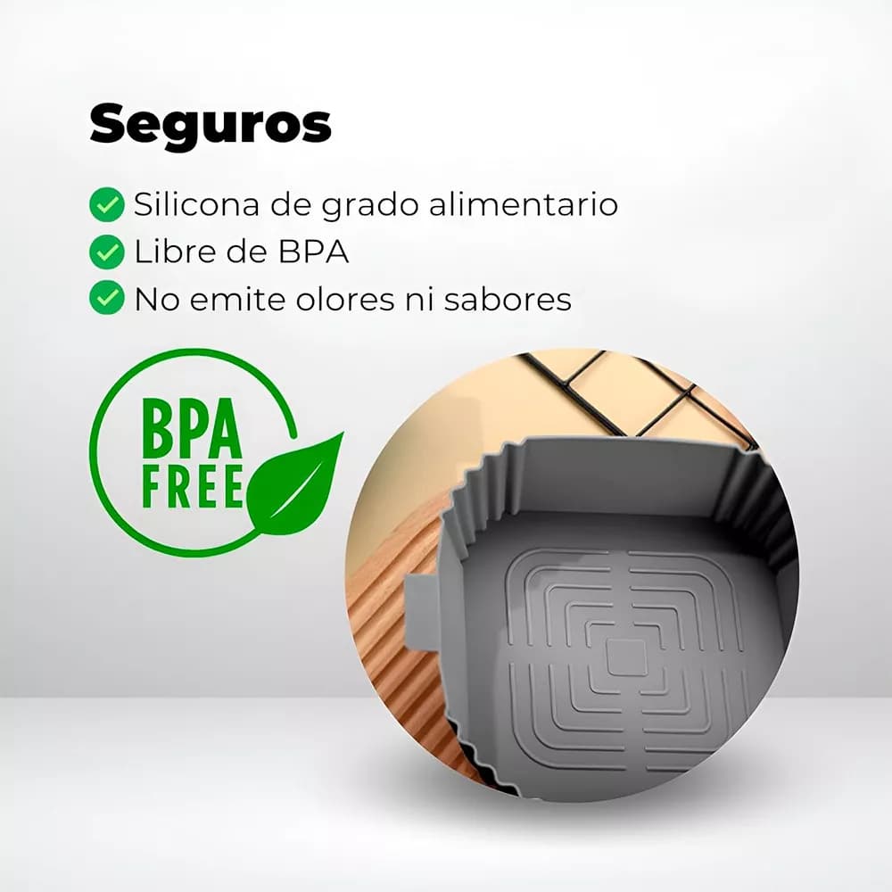 Bandeja De Silicona Para Freidora De Aire Sin Aceite 16 Cm — imagen 3 de 5