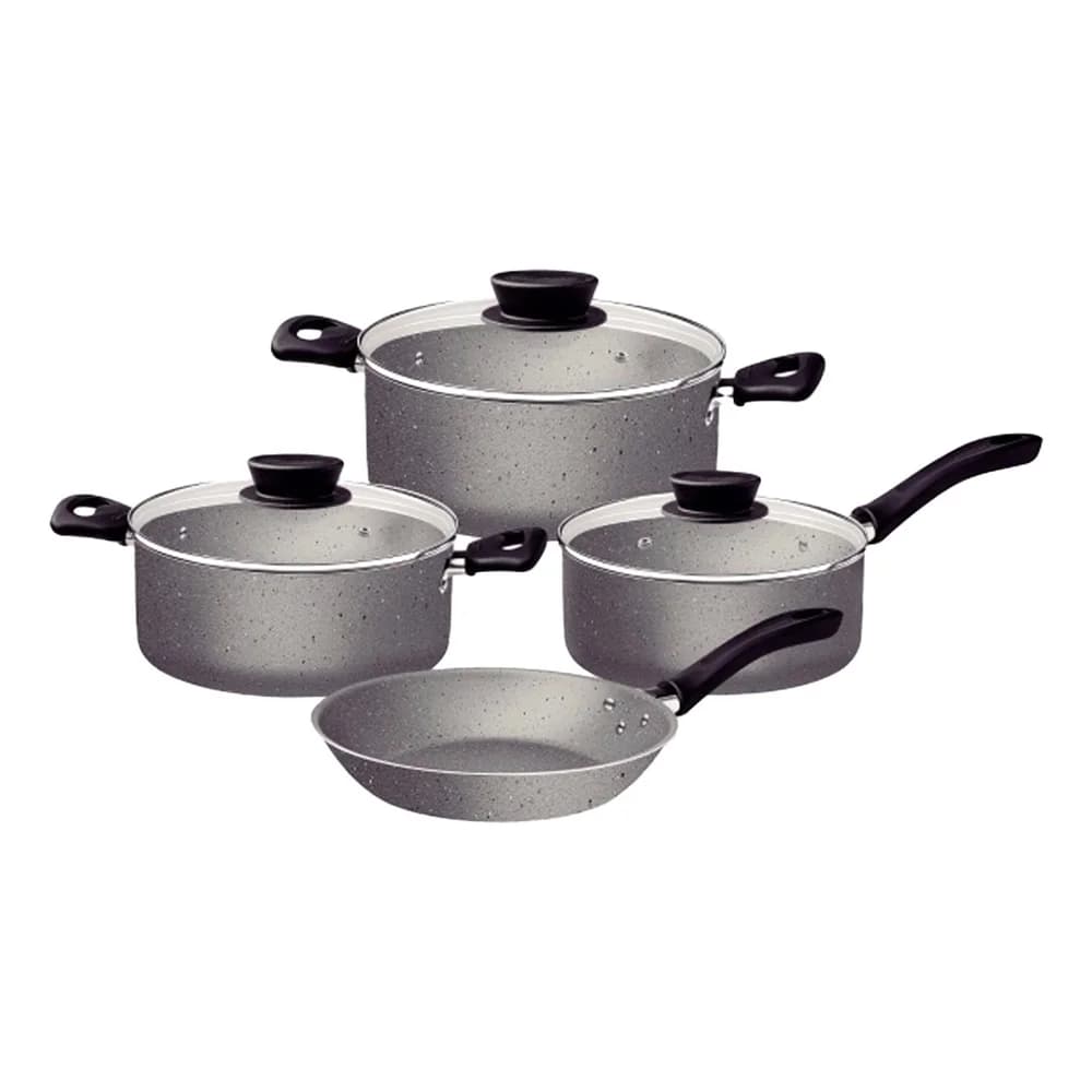 Ollas De Cocina Juego Tramontina Vasos Platos Ceramica 33 Pz — miniatura 2