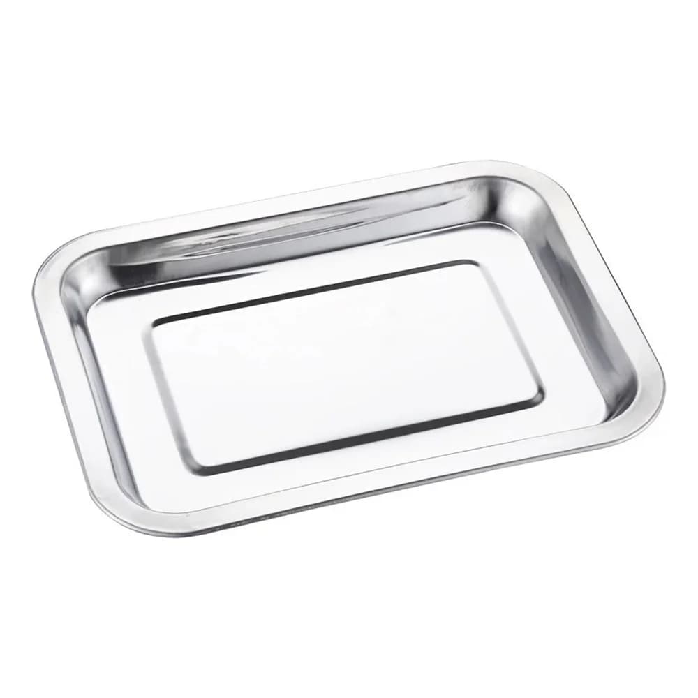 Asadera De Acero Fuente Inoxidable 39x29cm Para Horno — imagen 1 de 4