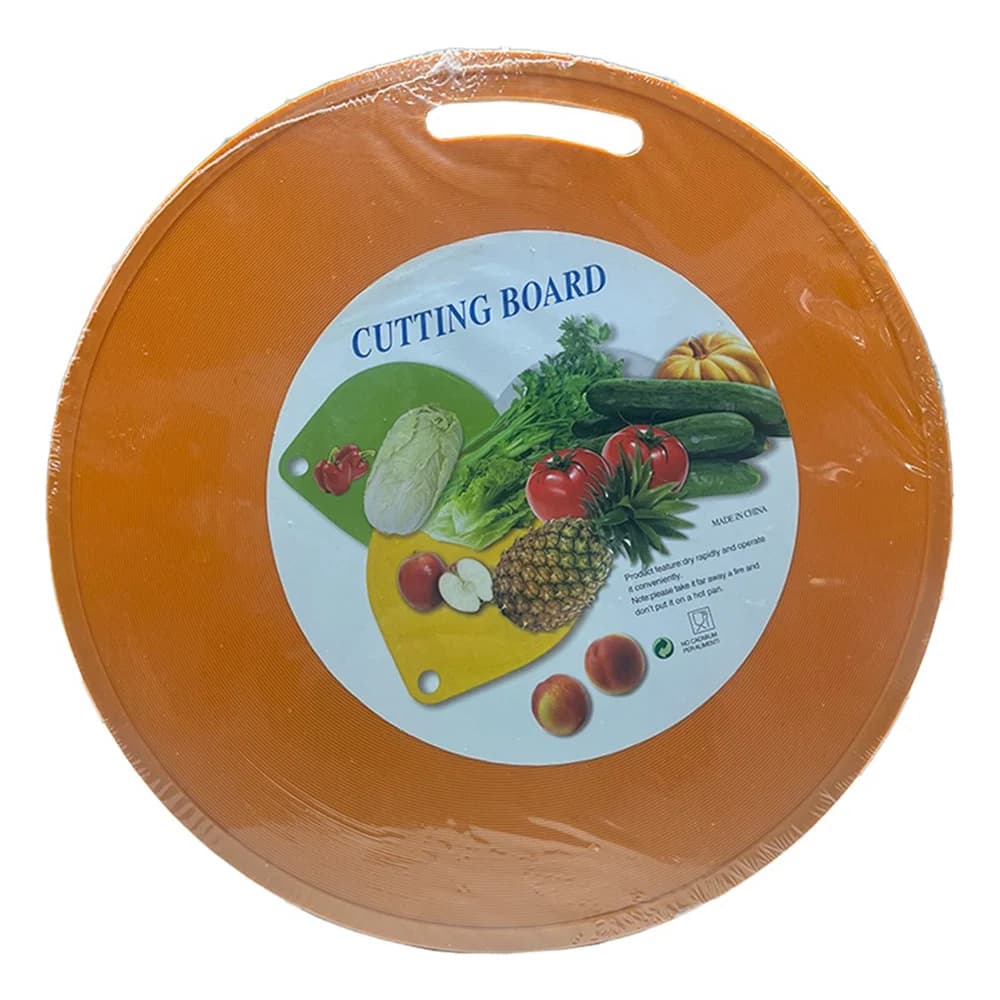 Tabla De Plástico Redonda Cocina Para Picar Alimentos 30 Cm — miniatura 2