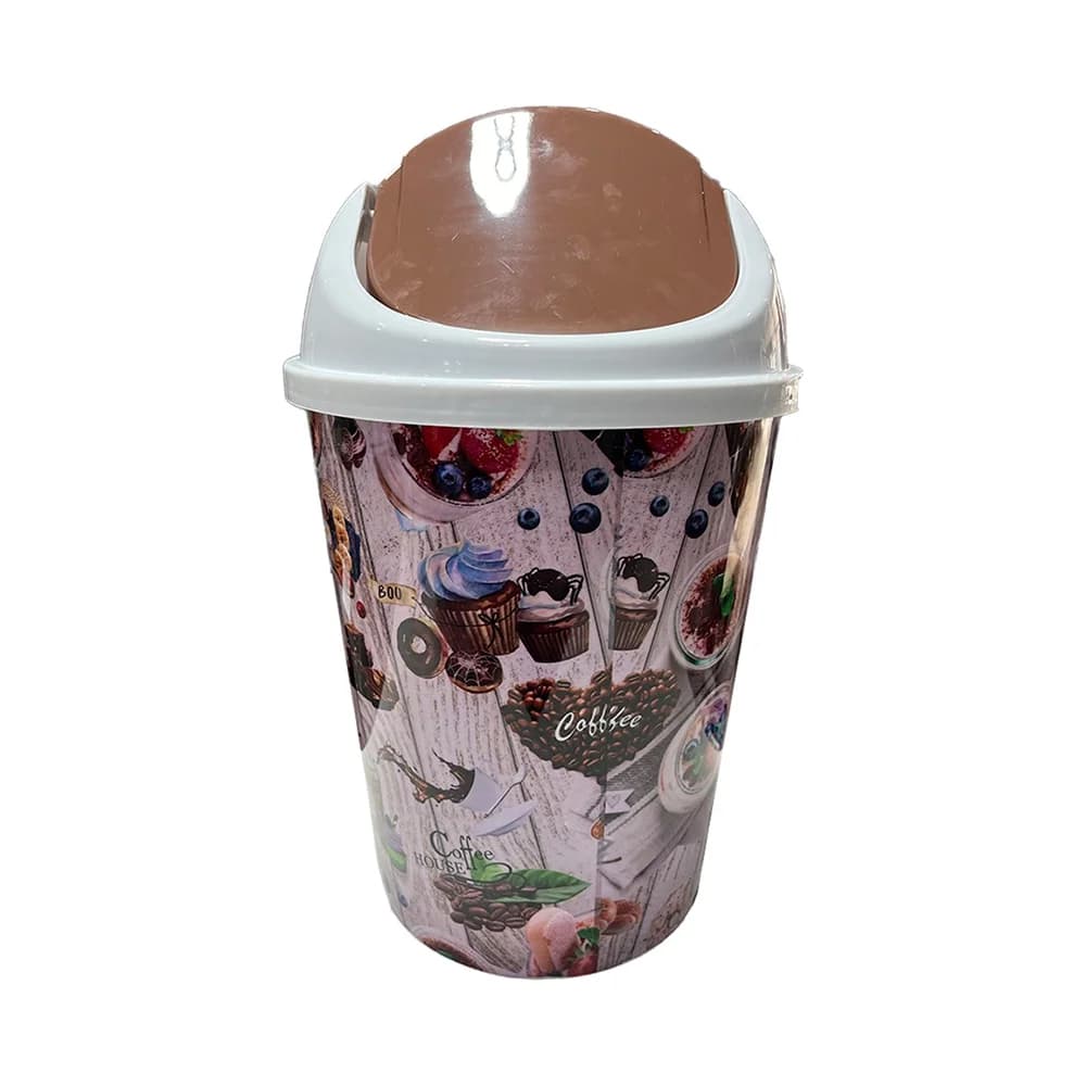 Papelera De Basura Basurero Tapa Vaiven 18 L Residuos — imagen 1 de 4