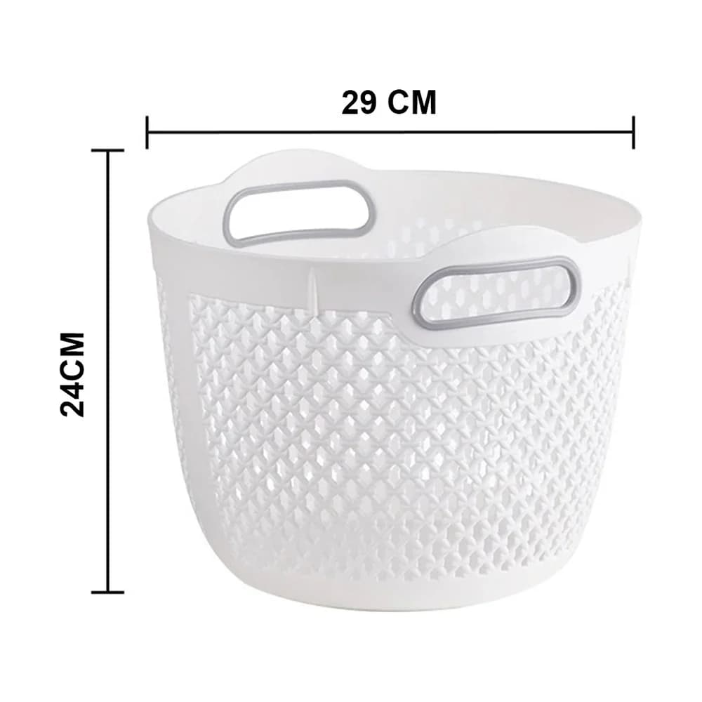 Canasto Cesto De Ropa Sucia Organizador De Baño 29 Cm — miniatura 8