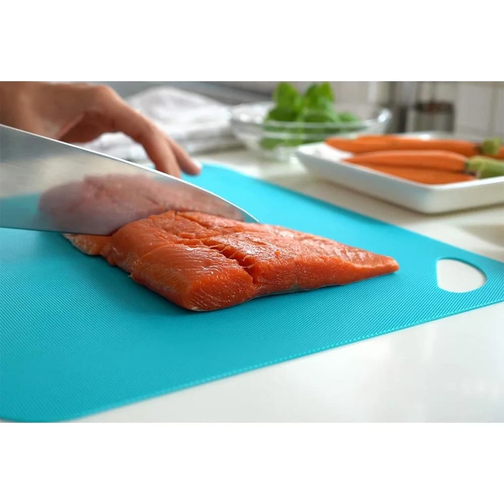 Juego De Tabla Plastico Flexible Para Picar Cortar 2 Piezas — miniatura 2