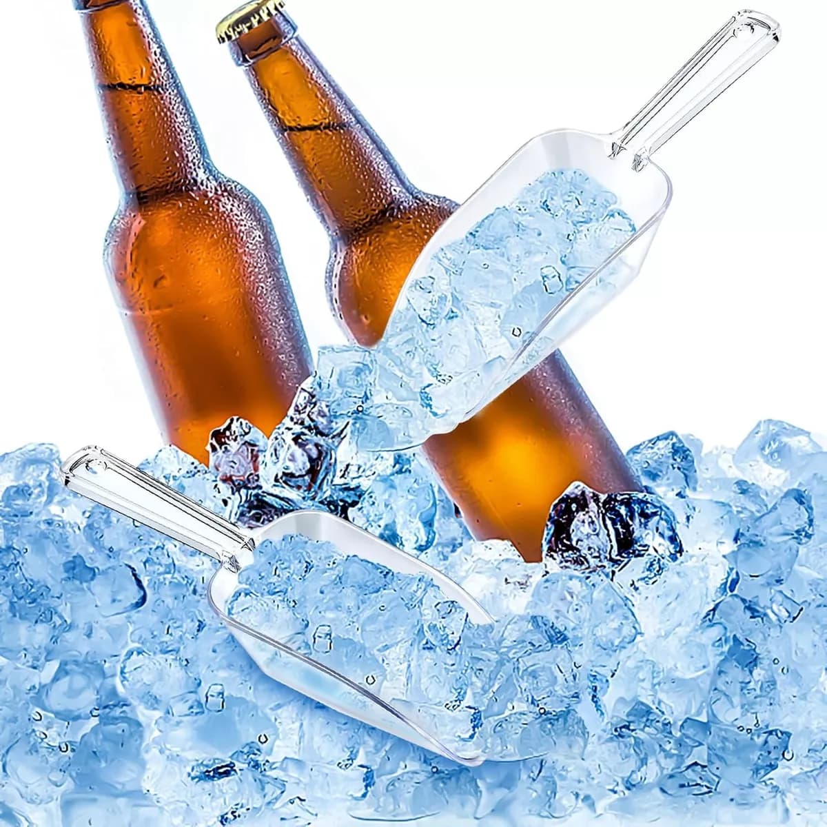 Juego De Pala Cucharas Para Hielo Semillas 3 Piezas Acrílico — miniatura 2
