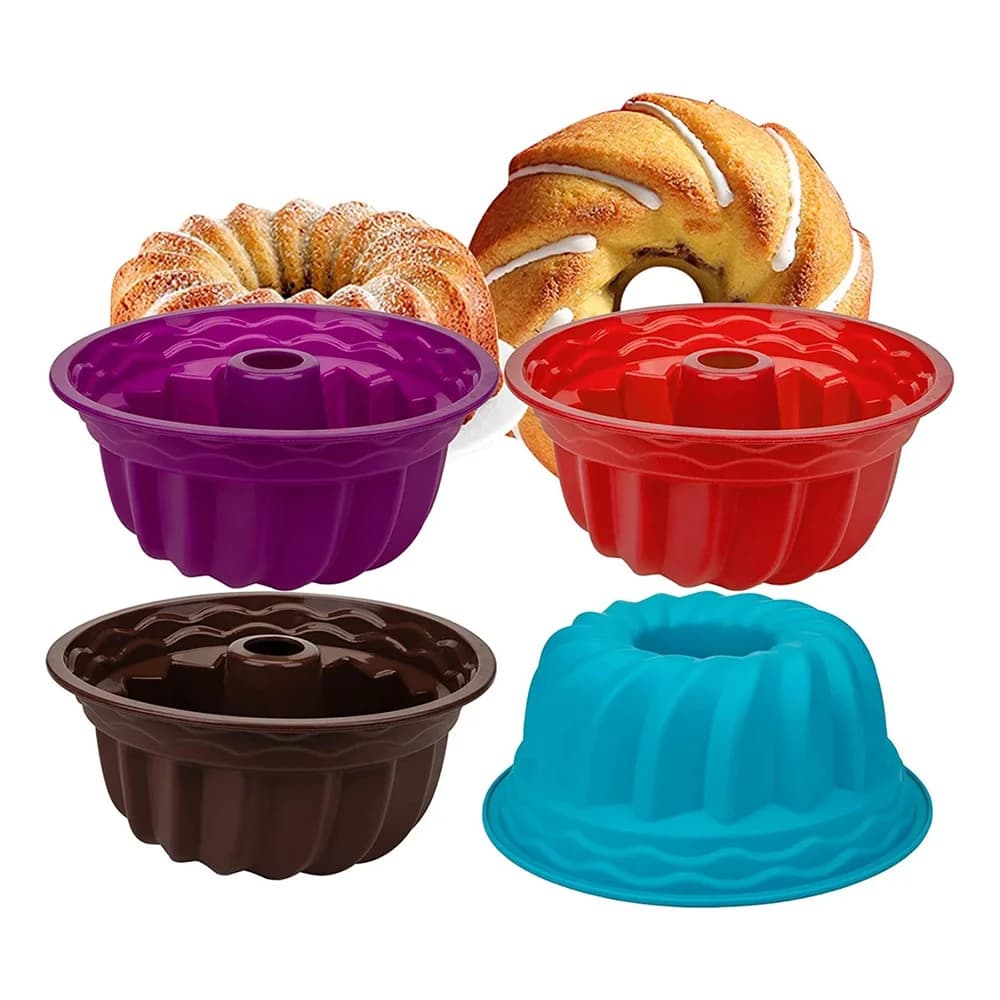 Molde De Silicona Tubo Para Flan Torta Budín 23 X 10 Cm — imagen 1 de 7