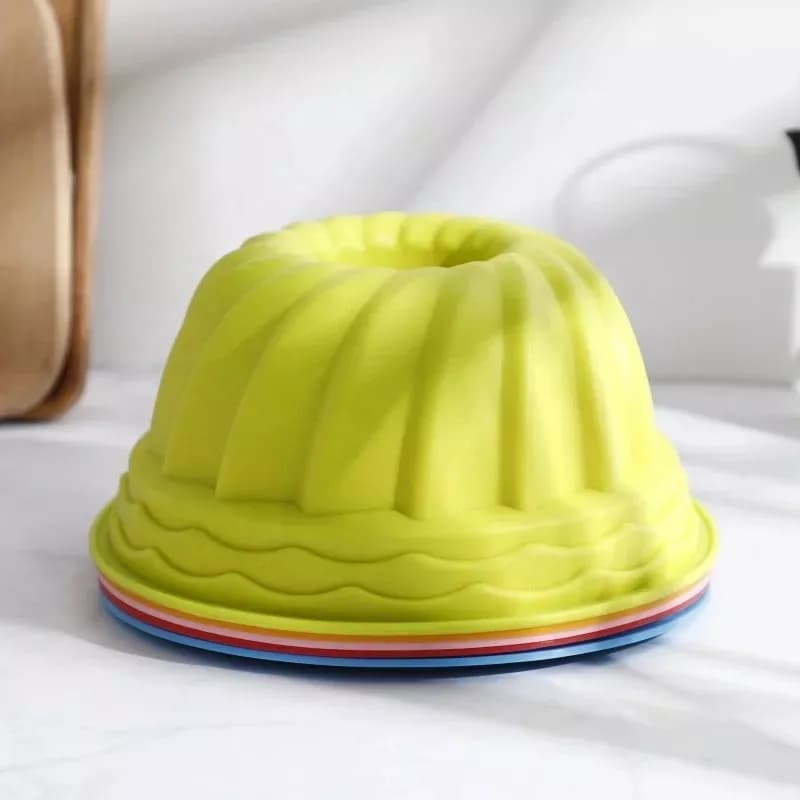 Molde De Silicona Tubo Para Flan Torta Budín 23 X 10 Cm — miniatura 5