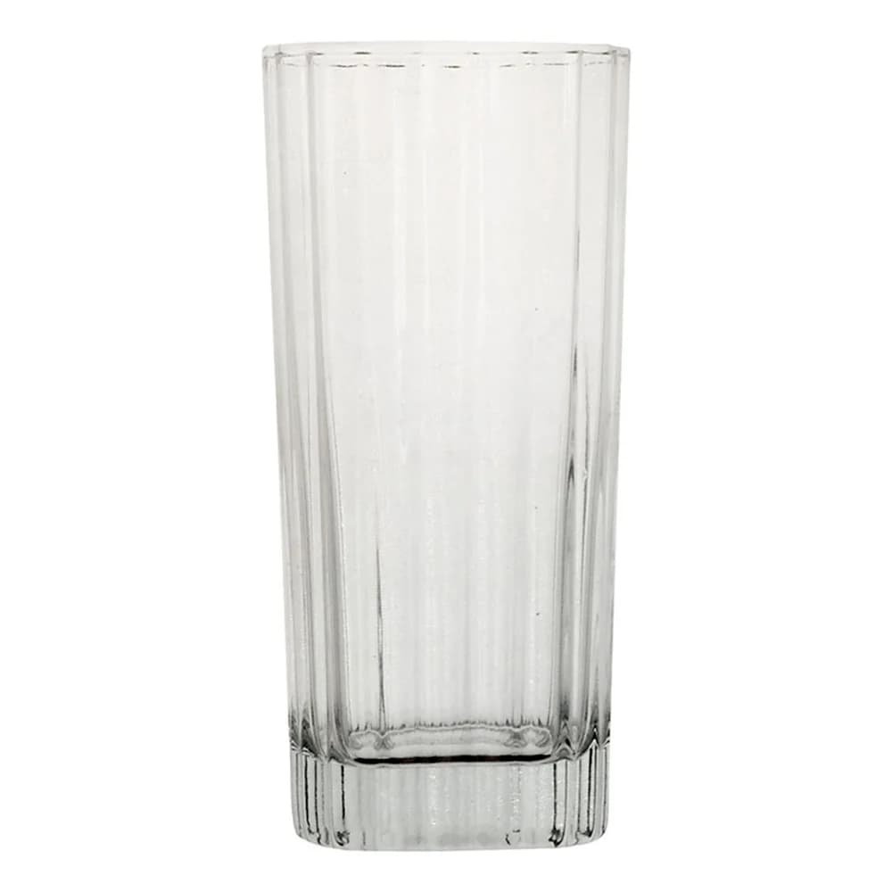 Set X6 Vaso Alto De Vidrio Agua Jugo Refresco 330ml Parmo — miniatura 3