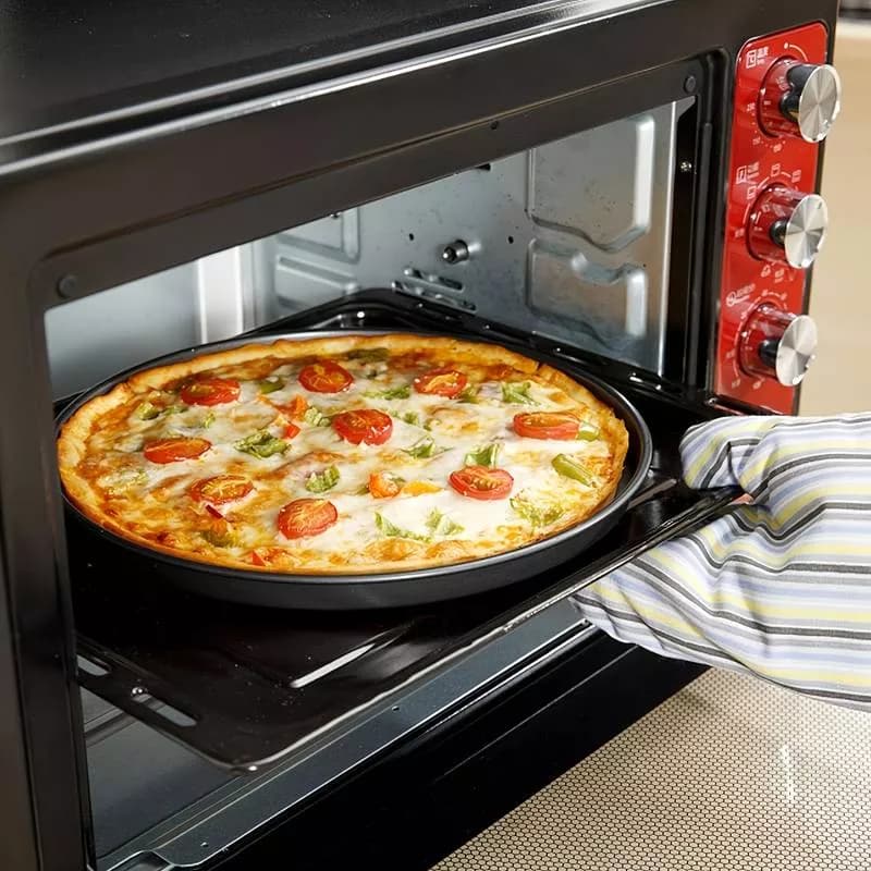Set 3 Asaderas Para Horno Rectangular Pizza Antiadherente — miniatura 3