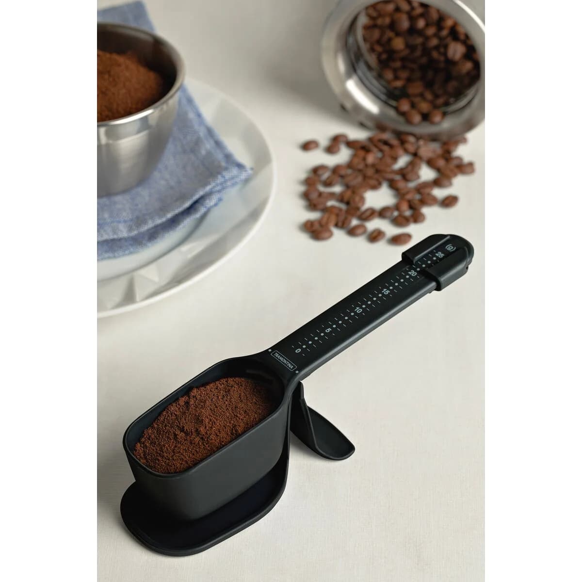 Balanza Dosificadora De Cafe Tramontina Polipropileno Negro — miniatura 5