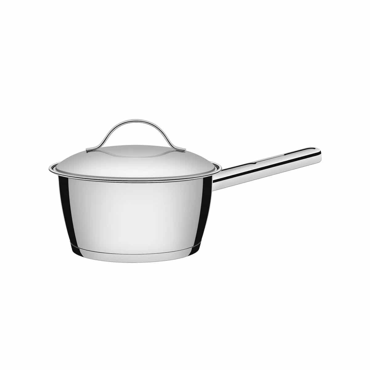 Cacerola con mango Tramontina Allegra de acero inoxidable triple fondo 20 cm 2.7 L para inducción