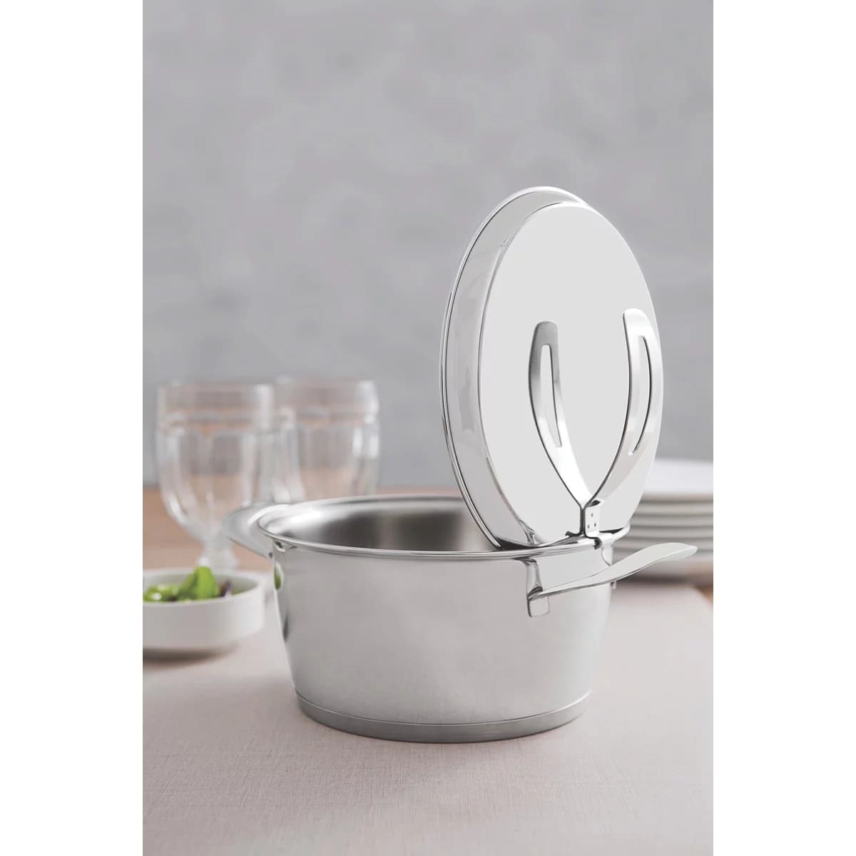 Olla Tramontina Induccion Acero Inox 22 Cm 4,18 Lts Ventura — miniatura 4