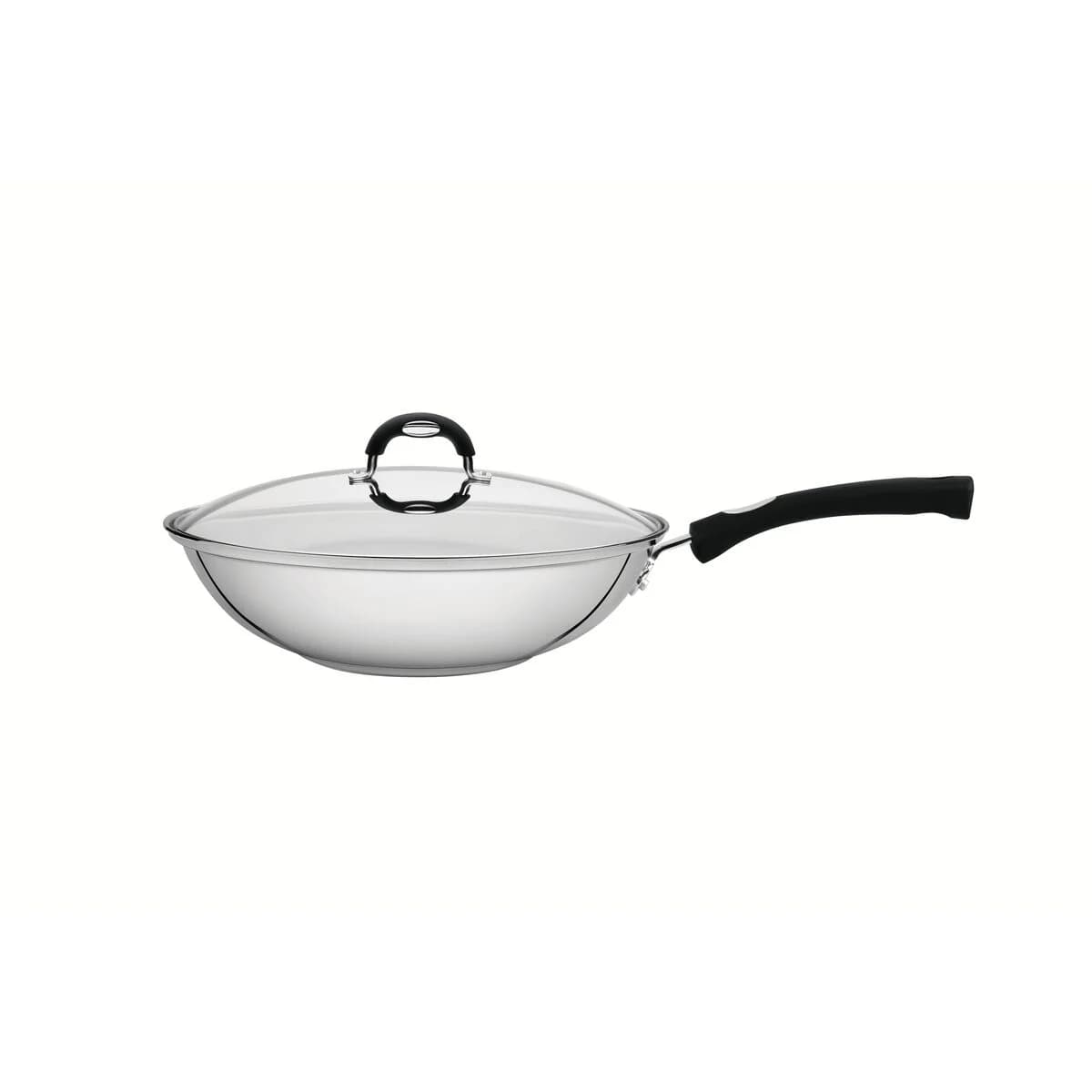 Wok Tramontina Induccion Acero Inox Solar 28 Cm Induccion — imagen 1 de 5
