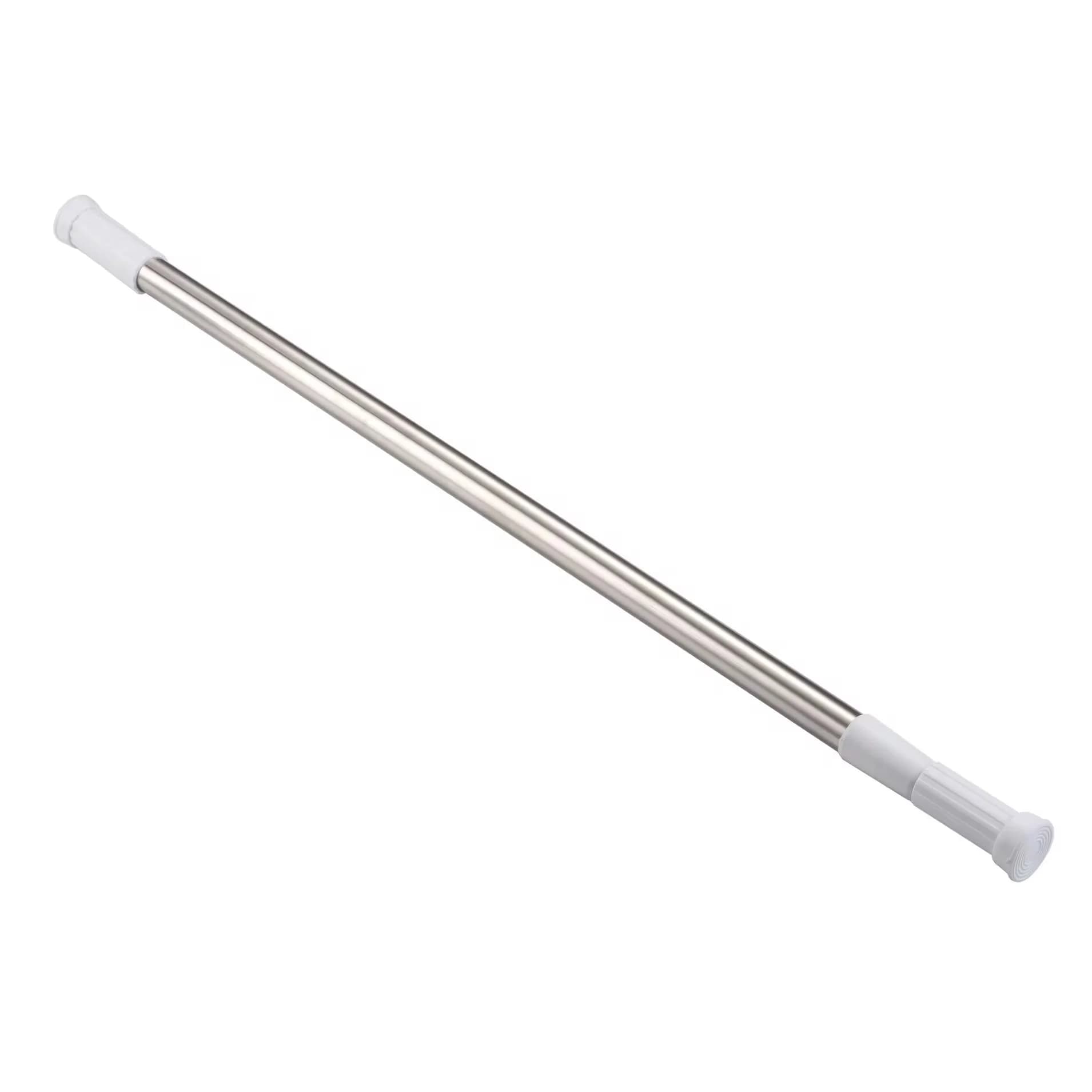 Palo Extensible Para Cortina De Baño De 1,40 A 2,60 M Acero — miniatura 3
