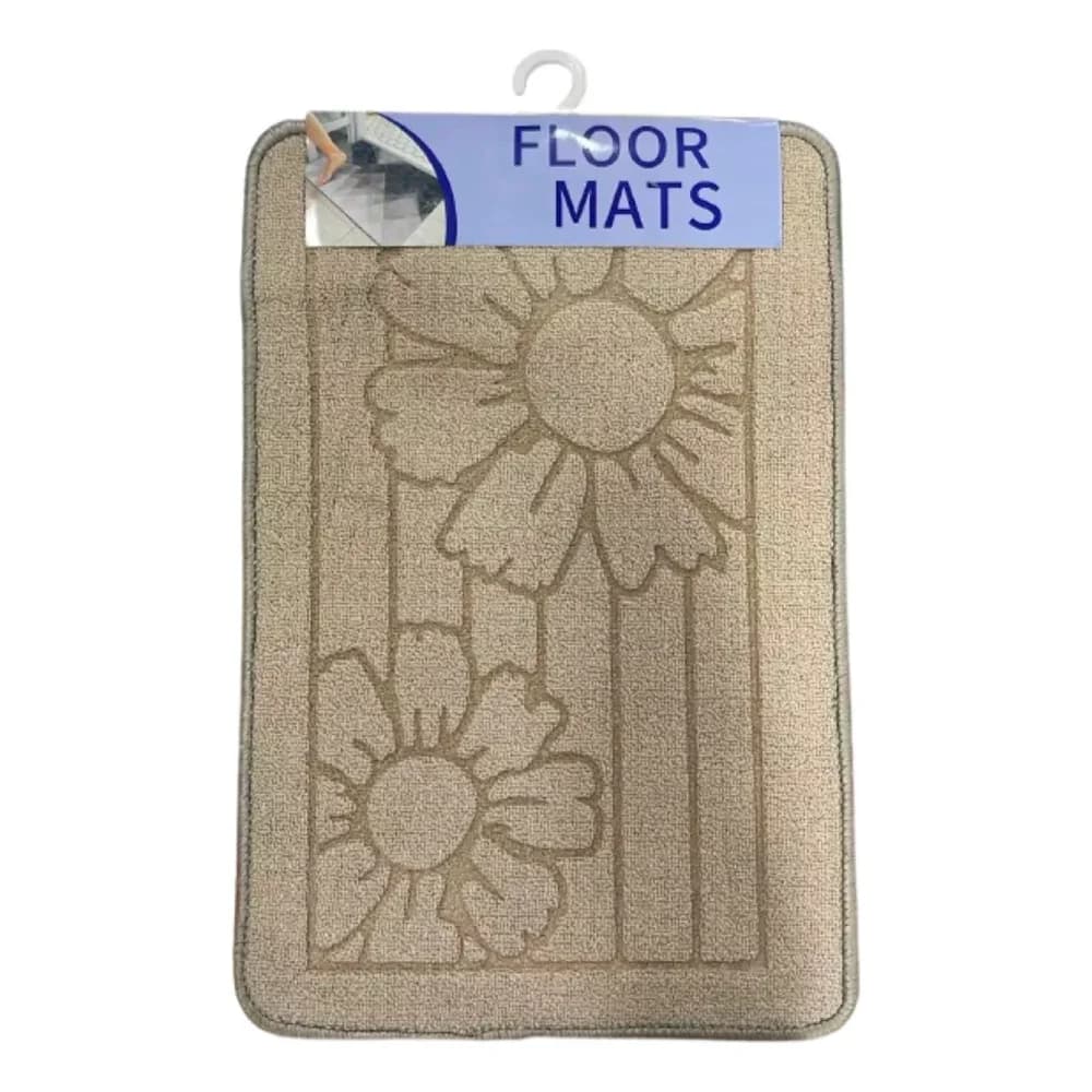 Alfombra Rectangular Antideslizante Rulos C/ Diseño 58x38cm — imagen 1 de 2