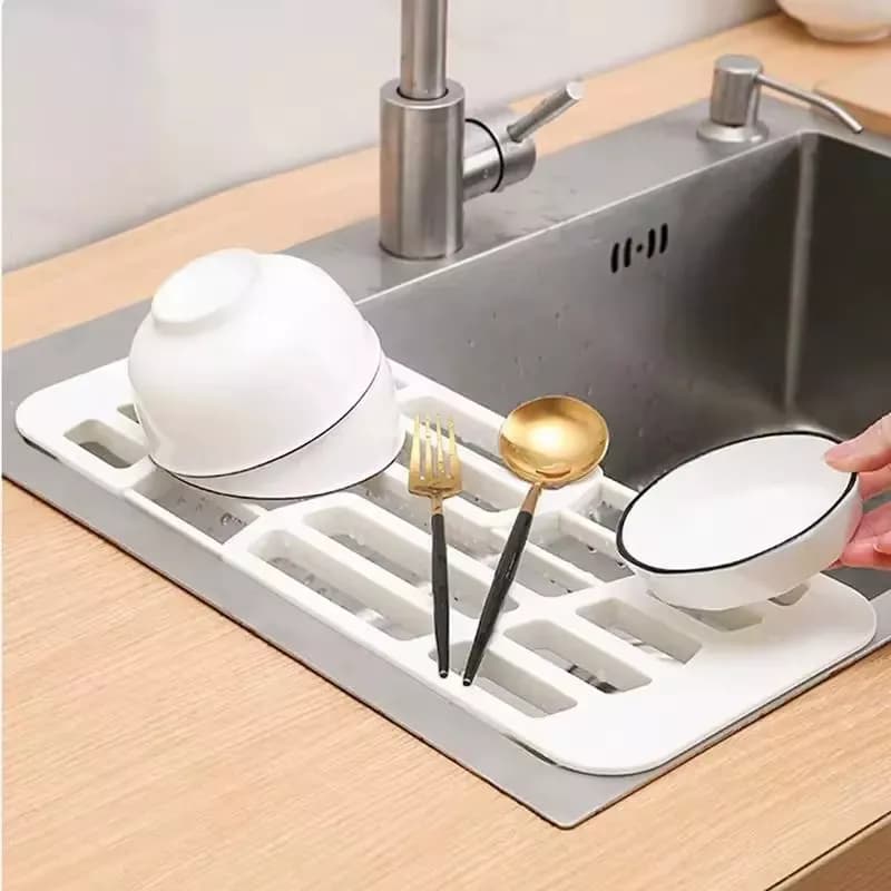 Escurridor Extensible Para Pileta Cocina Frutas Verduras — miniatura 3