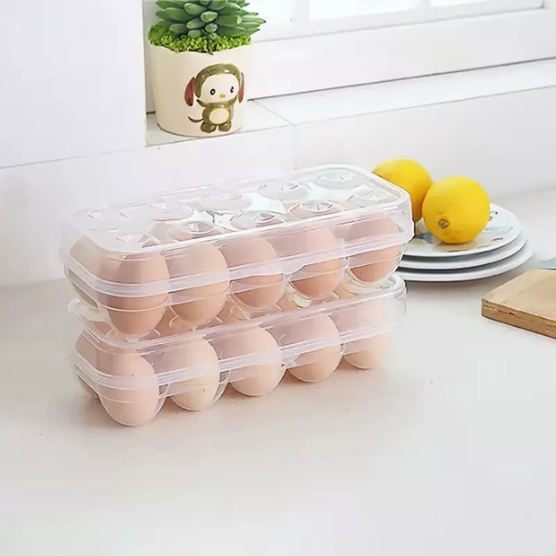 Huevera Organizador De Huevos Para 10 Unidades Plastica — miniatura 3