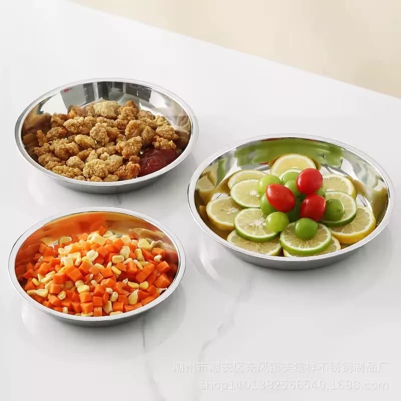 Bowl Acero Inoxidable Recipiente Mezclador 27 Cm X 6 Cm — miniatura 2