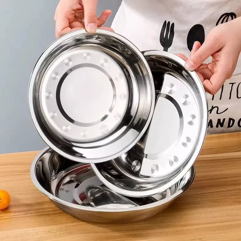 Bowl Acero Inoxidable Recipiente Mezclador 27 Cm X 6 Cm — miniatura 4