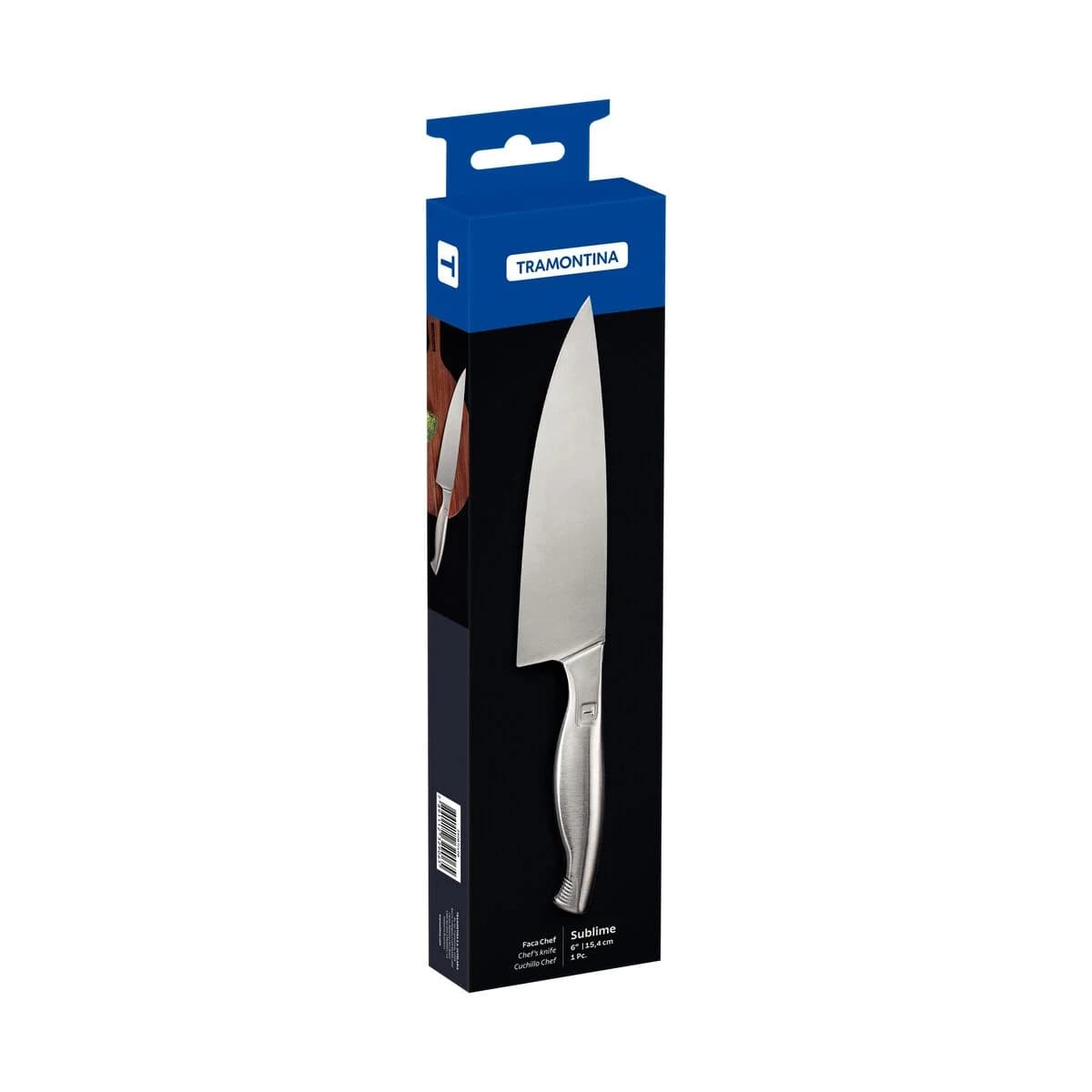 Cuchillo chef Tramontina Sublime de acero inoxidable 6 pulgadas — imagen 2 de 3