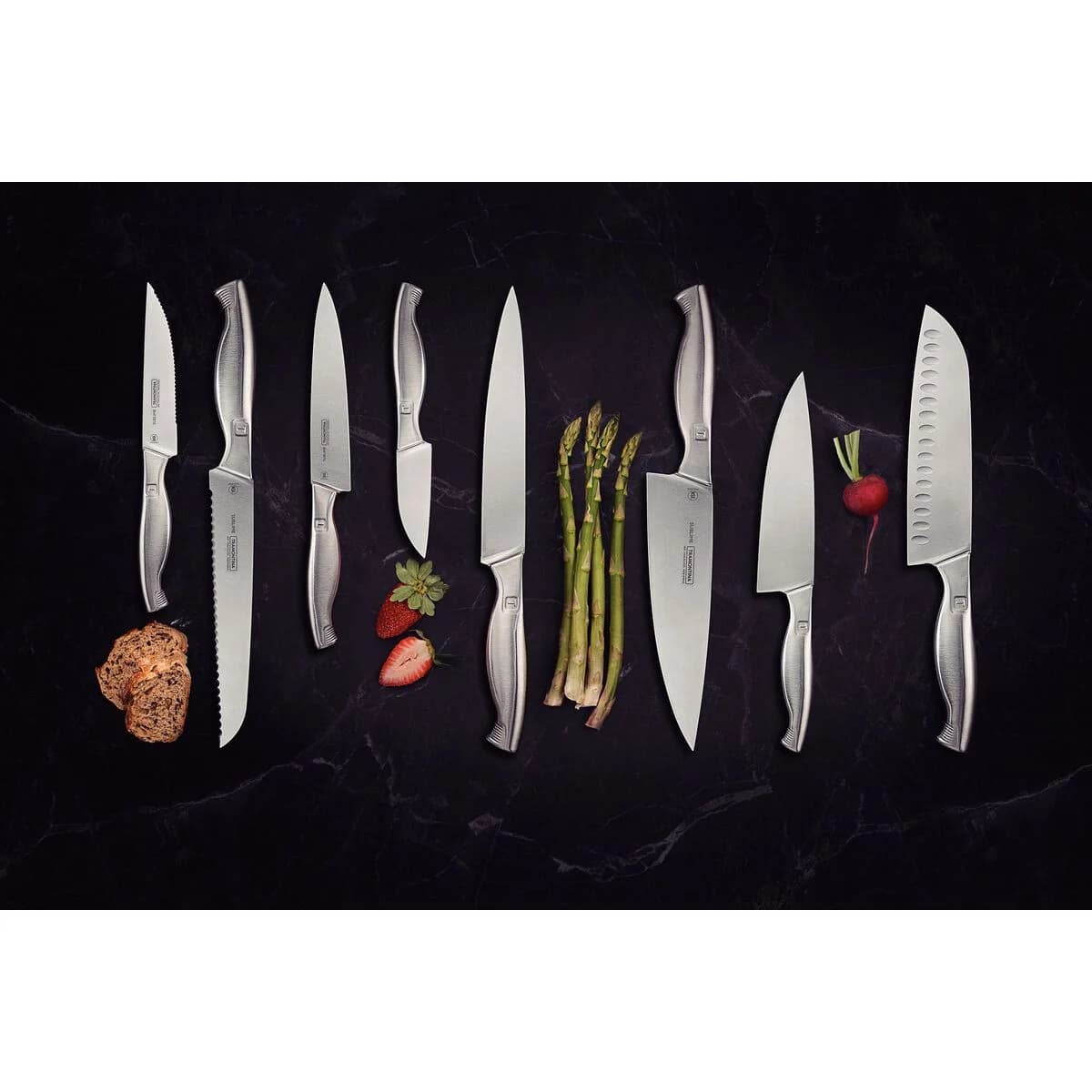 Cuchillo chef Tramontina Sublime de acero inoxidable 6 pulgadas — imagen 3 de 3