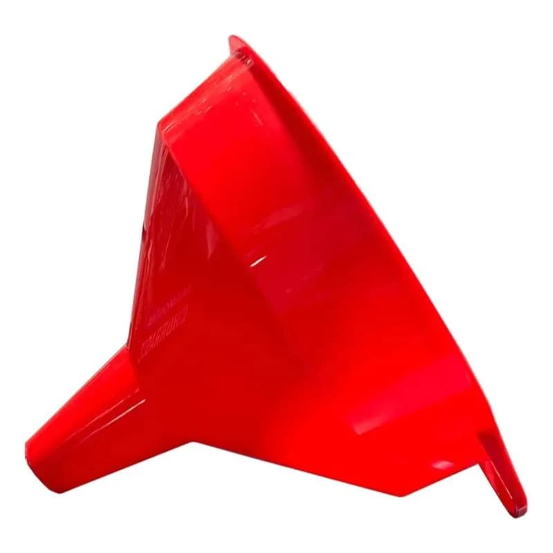 Embudo De Plastico 17,5 X 15 Cm Color Rojo — imagen 1 de 1