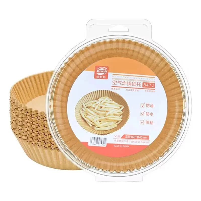 Bandejas De Papel Para Freidora De Aire Sin Aceite 100 Uni — miniatura 2