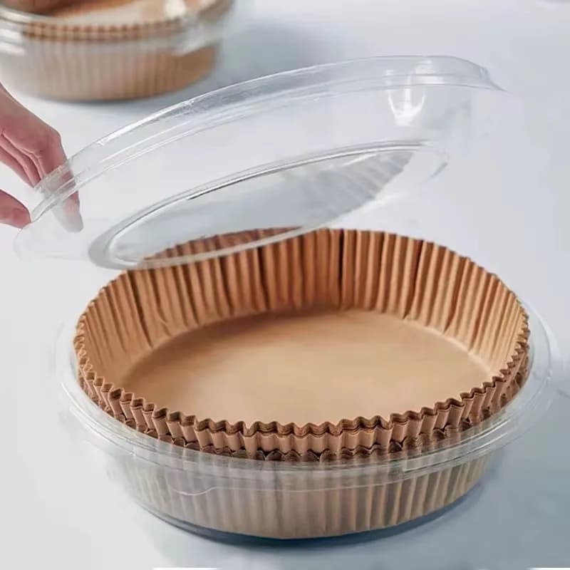 Bandejas De Papel Para Freidora De Aire Sin Aceite 100 Uni — miniatura 3